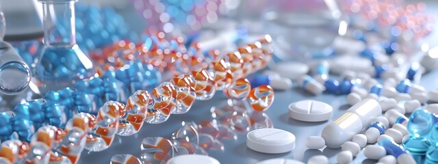 Poster - personalized medicine tailored treatments leveraging genetic data for improved healthcare solutions