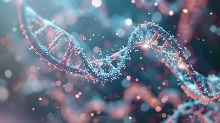 Poster - Genome Assembly Researchers Piecing Together Genetic Strands in 3D Rendering
