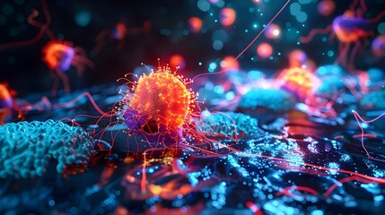 Poster - Optogenetics Harnessing Light to Manipulate Cellular Functions for Research and Advancements