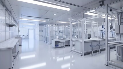 Poster - High Containment Biolab Conducting Sensitive Scientific Research and Analysis
