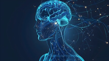 Poster - Futuristic Neurotechnology Visualizing Brain s Neural Connections and Digital Cognition
