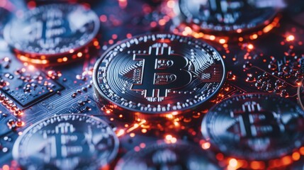 Poster - cryptocurrency and blockchain technology will revolutionize finance, commerce, and governance in the