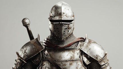 medieval knight in armor