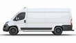 © Rainister - Delivery van front view, isolated on white background