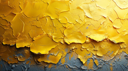 Wall Mural - abstract yellow textured background for a poster