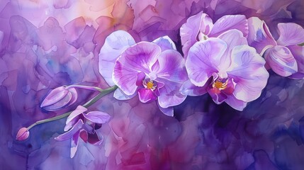 Wall Mural - close up of purple iris