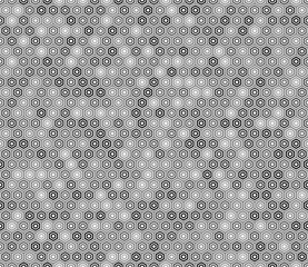 Poster - tileable hexagon pattern. grey color tones gradients. plain hexagon frames. hexagon shapes. seamless