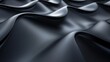 © tinnakorn - A smooth black satin fabric background with a luxurious feel