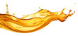 © Emon - Gold oil or engine oil wave splashing png cutout isolated on transparent background