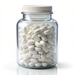 Poster - A jar full of white pills