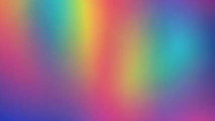 Poster - pastel holographic abstract gradient background