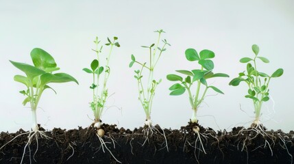 Poster - Presentation of plant germination sequence and plant growth