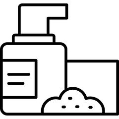 Wall Mural - Cleanser Icon