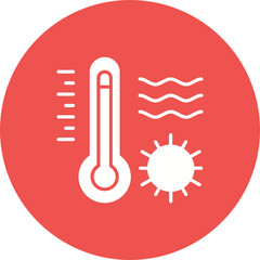 Sticker - Heat Waves Icon