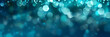 © Daniel - Glowing teal background with abstract blue bokeh perfect for a holiday concept Copy space image for a banner