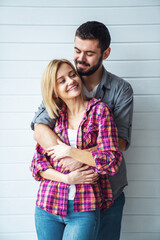 Wall Mural - Happy couple