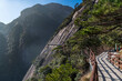 © robertharding - Walkway cut in the granite, The Taoist Sanqing Mountain, UNESCO World Heritage Site, Jiangxi, China