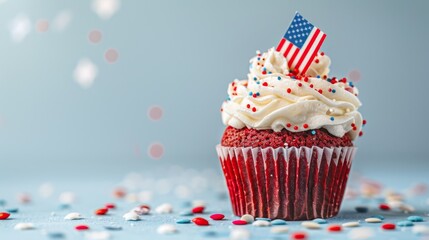 The patriotic cupcake dessert