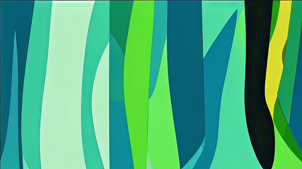 Wall Mural - Abstract background of cool blue and green tones, feeling modern and elegant, sophisticated look.