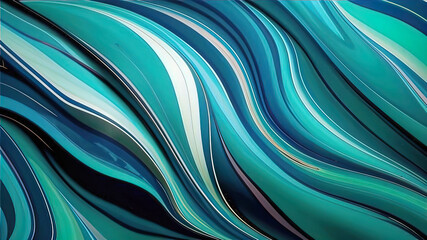 Wall Mural - Abstract background of cool blue and green tones, feeling modern and elegant, sophisticated look.