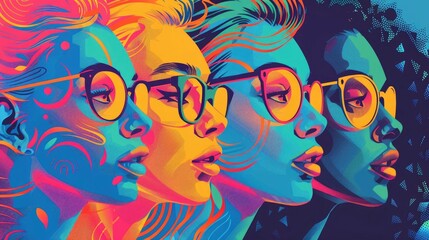 Poster - Captivating Queer Art Exhibition Diverse and Provocative Works from LGBTQ Creatives Showcasing the Vibrant Expressions of the LGBTQ Community