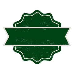 Wall Mural - Shape png blank badge sticker in green