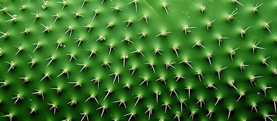 Sticker - cactus texture green. Creative banner. Copyspace image