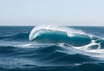 Wall Mural - sea ​​water waves photo