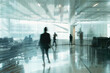 © Niks Ads - blurry motion people walking in an office area
