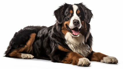 Wall Mural - Beautiful lying Bernese Mountain Dog