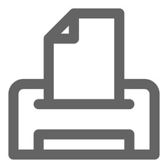 Poster - Printer icon, vector illustration, simple design, best used for web