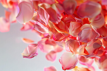 Wall Mural - macro closeup of a blooming pink orchid flower in spring