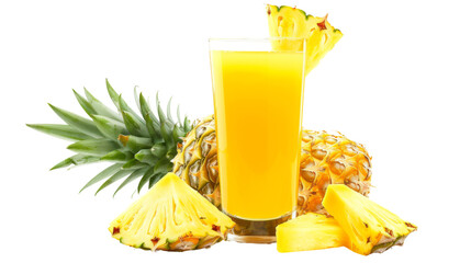 Canvas Print - Pineapple juice fruit drink