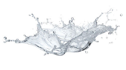 Water splash, Transparent background or PNG file