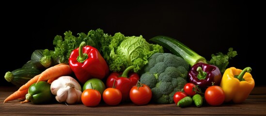 Poster - vegetables. copy space available
