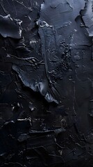 Wall Mural - abstract black textured background 
