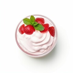 Sticker - strawberry and cream