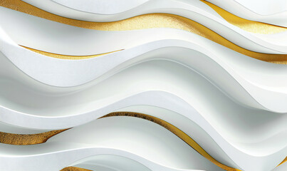 Digital white wave curve sculpture abstract graphic poster web page PPT background