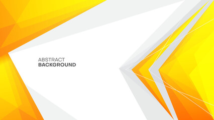Wall Mural - yellow geometric background. great for business presentation, banner, poster, flyer,journal cover.