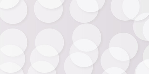 Poster - Modern abstract grey background with transparent layers circle shape with shadow. blue color technology concept background. abstract template design Banner Pattern texture space concept, vector.