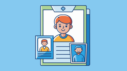Fototapete - A poster featuring a photo of a person in need accompanied by their story and a call to action for people to donate to a medical fund to cover their. Cartoon Vector.