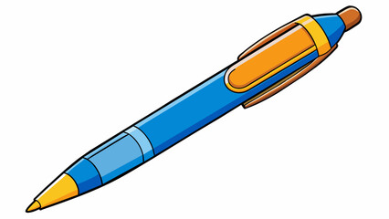 Poster - A small flat object that is made of thin flexible material. It is often used for writing or drawing and comes in various colors. It is commonly found. Cartoon Vector.