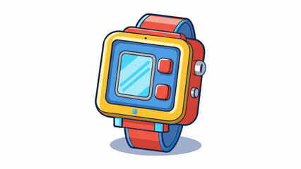 Aufkleber - A watch that tells the user their future instead of the current time.. Cartoon Vector.