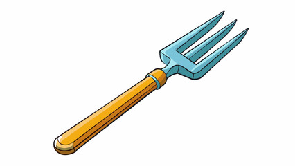 Fototapete - Forks are a fundamental part of a set of eating utensils. They are typically made of metal and consist of four tines attached to a handle. The tines. Cartoon Vector.