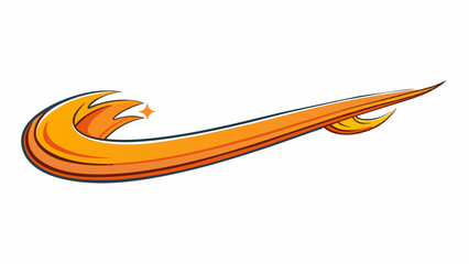 Fototapete - Swooshing swoosh A rushing and swishing sound like the movement of air or water with a smooth and sweeping quality.. Cartoon Vector.