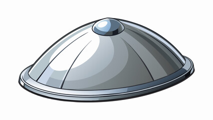 Fototapete - The smooth shiny metal surface was surely a premium grade with no scratches or imperfections in sight.. Cartoon Vector.