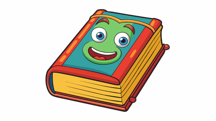 Aufkleber - This brief storybook was filled with colorful illustrations and simple easytoread sentences. It was the ideal choice for young readers just starting. Cartoon Vector.