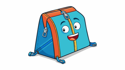 Fototapete - The zipper on my bag keeps getting stuck halfway making it difficult to open and close. Its frustrating and timeconsuming when I need to access my. Cartoon Vector.