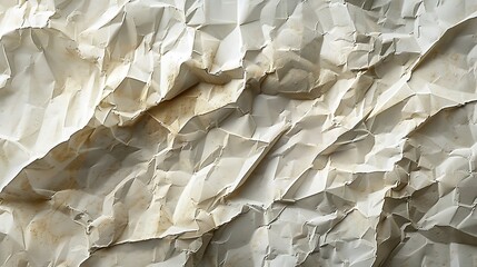 Poster - textured image that mimics crumpled paper in beige