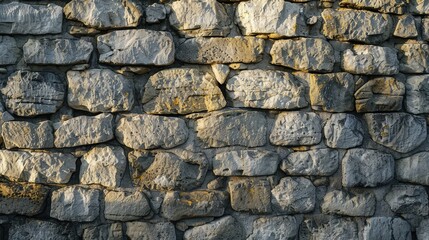 Poster - Ancient stone wall with light hue and contrasting markings